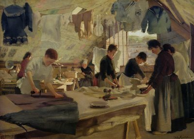 Laboratorio di stiratura a Trouville, 1888 da Louis Joseph Anthonissen